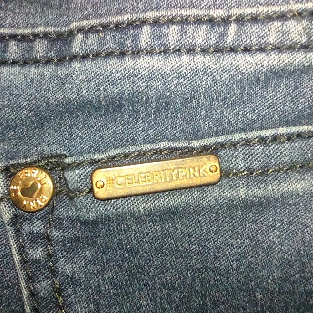 Celebrity Pink Girls Bermuda Jean Shorts size 14